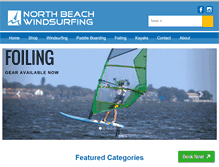 Tablet Screenshot of nbwindsurfing.com
